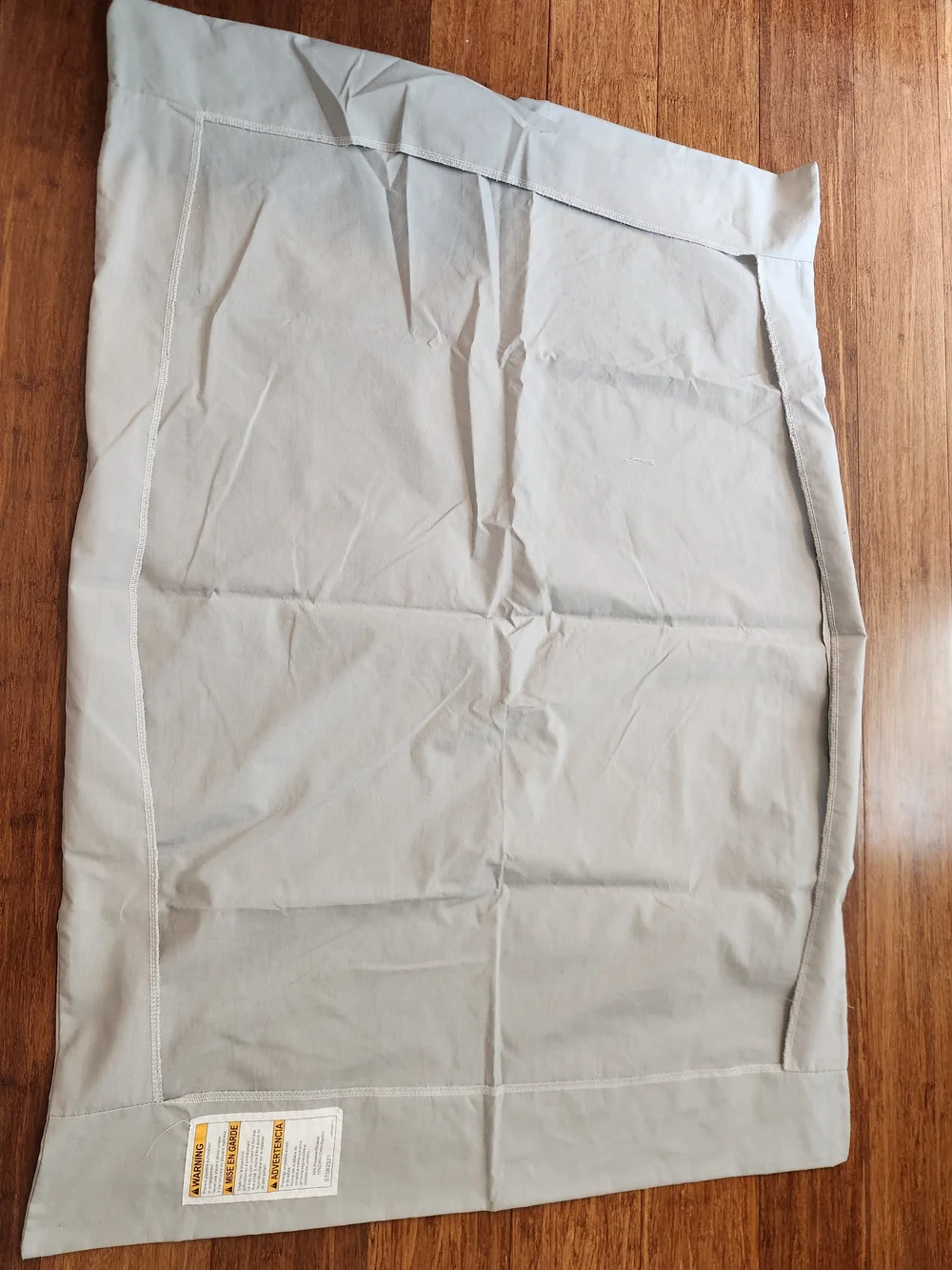 Set Of 2 Pack And Play Playard Sheets Light Gray and Gray Stripes